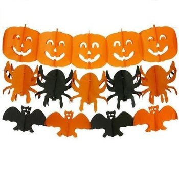 Mix Girland Dekoracyjnych na Halloween &ndash; 300 cm (6 szt.)