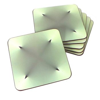 Joseph Joseph Podkładki pod Szklanki Cross 3D - Zestaw 6 Sztuk (1 szt.)