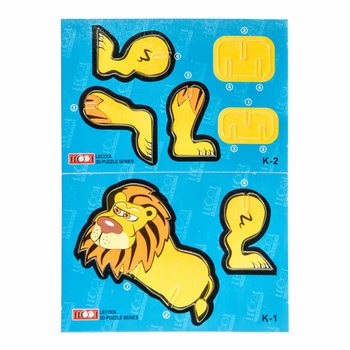 Puzzle 3D Dzikie Zwierzęta (48 szt.)