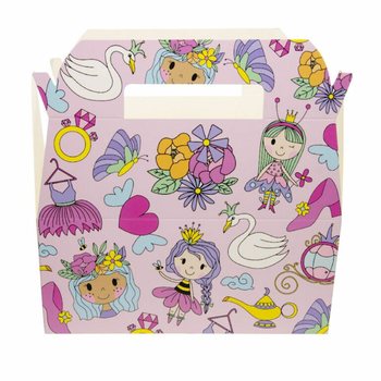 Pudełko Menu Księżniczka - Pudełka dla Dzieci - 22,5 x 12 x 9,5 cm (24 szt.)