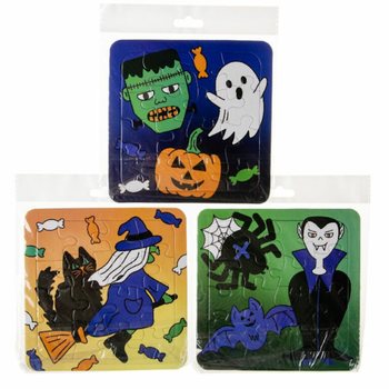 Miks Puzzli na Halloween - 14 x 14 cm (50 szt.)