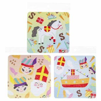 PUZZLE MIKOŁAJKOWE - 14 x 14 cm (50 szt.)