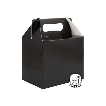 Pudełeczka na Upominki i Słodycze Czarne 14x9.5x12 cm (12 szt.)