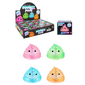 GNIOTEK KUPA - Z WYPEŁNIENIEM SUGAR GEL Z BROKATEM - MIX KOLORÓW - DISPLAY (12 szt.)