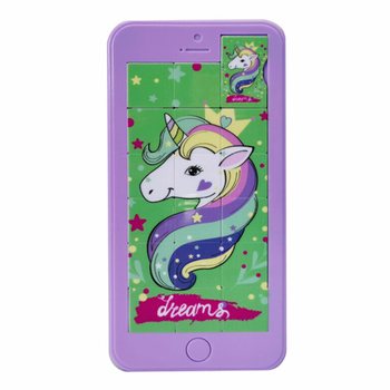 Układanka Przesuwna Smartfon - Jednorożec