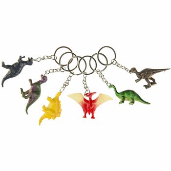 Breloki do kluczy Dinozaury Mix (48 szt.)
