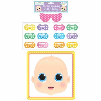 Gra na Baby Shower - Stick the Dummy (12 sztuk)
