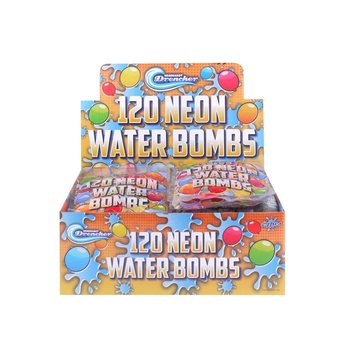 120x BALONY NA WODĘ W TOREBCE W DISPLAYU (24 szt.)