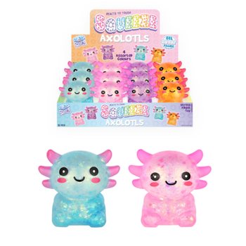 Gniotek Axolotl Squeeze - z Wypełnieniem Gel Sugar - Display (12 szt.)