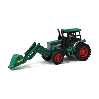 DUŻY TRAKTOR Z KOPARKĄ W DISPLAYU (9 szt.)