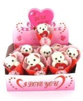 MIŚ I LOVE YOU W DISPLAYU (12 szt.)