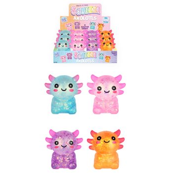 Gniotek Axolotl Squeeze - z Wypełnieniem Gel Sugar - Display (12 szt.)