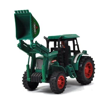 DUŻY TRAKTOR Z KOPARKĄ W DISPLAYU (9 szt.)