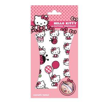 Tatuaże Tymczasowe HELLO KITTY - Wym. 20 x 10 cm (10 szt.)