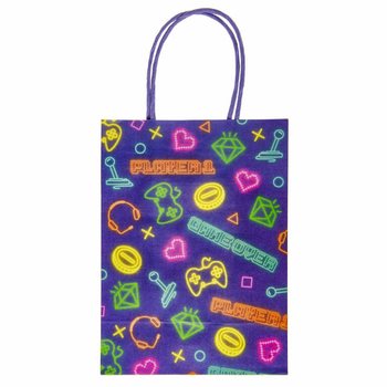 Papierowa Torebka Prezentowa Gamer - 16x9x22 cm (12 szt.)