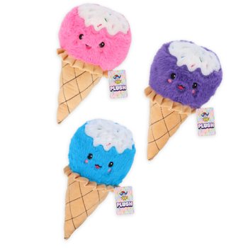 Duże Pluszowe Lody - 25 cm - Mix Kolor&oacute;w (12 szt.)