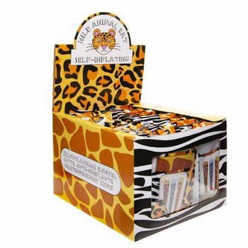 Samopompująca Maczuga 'Dzikie Zwierzęta' - 49x13cm - Display (48 szt)