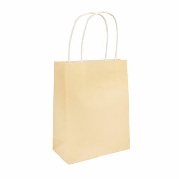 TOREBKA PAPIEROWA Z UCHWYTAMI - 14x21x7 cm - Kolor: KOŚĆ SŁONIOWA (24 szt.)