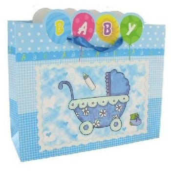 TORBA NA NARODZINY - BABY BLUE (12 szt.)