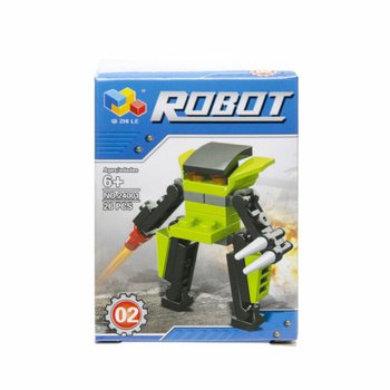 Klocki Konstrukcyjne Roboty (12 sztuk w Displayu)