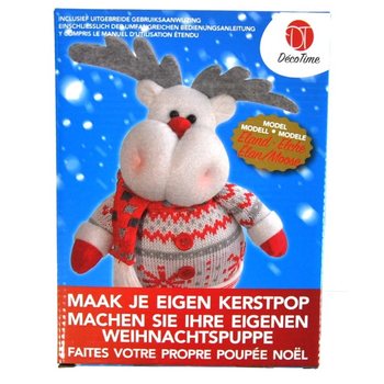 ZRÓB WŁASNĄ PLUSZOWĄ LALKĘ ŚWIĄTECZNĄ (6 szt.)