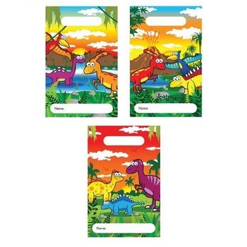 TOREBKI NA PREZENTY DINOZAURY – 23x15 cm (144 szt.)
