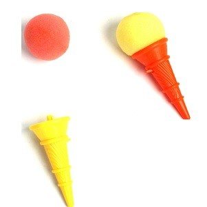 MINI STRZELAJĄCE LODY W TOREBCE 10 CM (24 szt.)