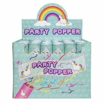 WYRZUTNIA KONFETTI PARTY - JEDNOROŻEC - W DISPLAYU (48 sztuk)