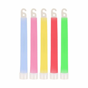 ŚWIETLIKI GLOW STICK - 15CM ZE SZNURKIEM - MIX KOLORÓW (25 szt.)