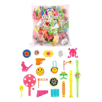ZESTAW MIX ZABAWEK DO LOSOWANIA (100 szt.)