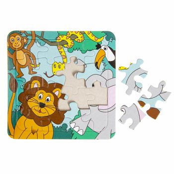 Mix Puzzli Dżungla (14x14cm) - Pakiet Korzyści 50 sztuk