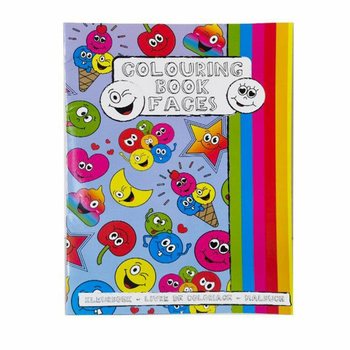 Kolorowanka A4 Smiley z Naklejkami (12 Sztuk)