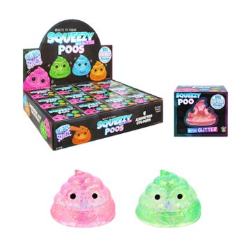 GNIOTEK KUPA - Z WYPEŁNIENIEM SUGAR GEL Z BROKATEM - MIX KOLOR&Oacute;W - DISPLAY (12 szt.)
