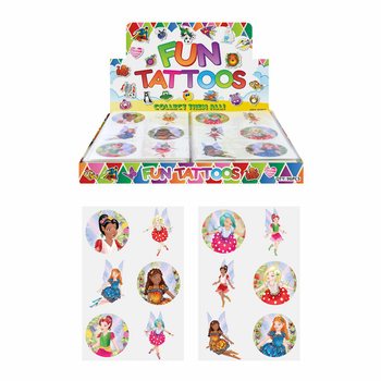 Tatuaże Fun - Wyświetlacz Wróżki (96 sztuk)