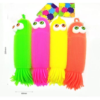 PIŁKA PUFFER OŚMIORNICA - DŁUGOŚĆ 20CM - W DISPLAYU (12 szt.)