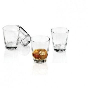 NUANCE - AROSSE Zestaw 4 Szklanek Przeźroczystych 25 cl