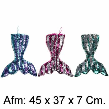 Poduszka XL Pluszowy Ogon Syreny - 45 cm - Mix Kolor&oacute;w (4 szt.)