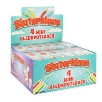 Kredki oł&oacute;wkowe Mikołajkowe (Sinterklaas) 4 szt. w displayu (120 szt.)