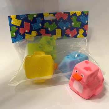 Zestaw kaczek Gaming - Kaczki do kąpieli 6x5 cm (4 sztuki)