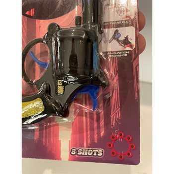 PISTOLET NA KAPISZONY 8 STRZAŁ&Oacute;W NA KARCIE (24 szt.)