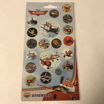 Arkusz naklejek: Disney Planes, wym. 20 x 10 cm (10 szt.)