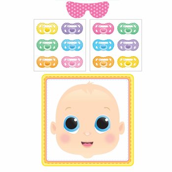 Gra na Baby Shower - Stick the Dummy (12 sztuk)