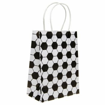 Papierowe Torby Prezentowe Piłka Nożna 16x9x22 cm (12 sztuk)