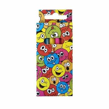 Zestaw kredek Smiley (6 sztuk) - Ekspozytor 24 sztuki