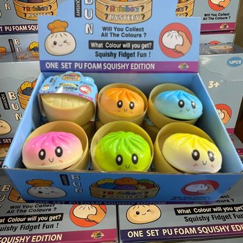RAGE - Squishy Bun Dumplings DUŻE - ONE SET PU FOAM SQUISHY EDITION (12 szt.)