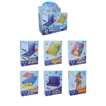 KLASYCZNE GRY PODRÓŻNE - W DISPLAYU (6 szt.)