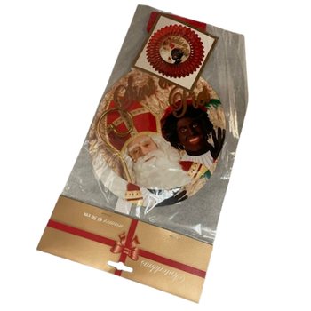 ROZET DEKORACYJNY SINTERKLAAS &Oslash;50 CM - ROZKŁADANY (6 szt.)