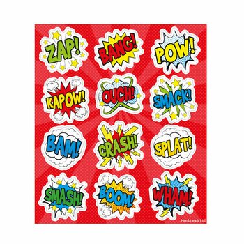 Naklejki Fun: Ekspozytor Comic Signs (120 szt.)