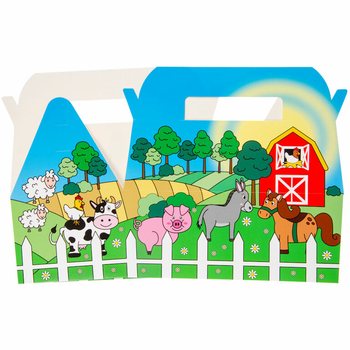 PUDEŁKO MENU FARMA - 22.5 x 12 x 9.5 Cm. (24 szt.)