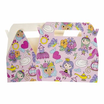 Pudełko Menu Księżniczka - Pudełka dla Dzieci - 22,5 x 12 x 9,5 cm (24 szt.)
